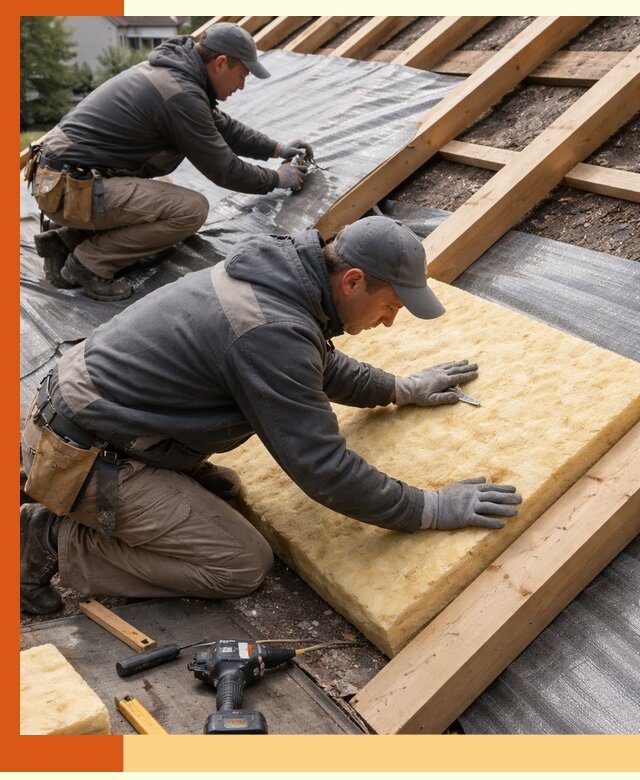 Профессиональное утепление крыши в Колпино качественно и надежно