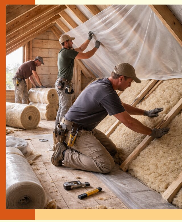 Утепление крыши изнутри в Колпино: профессионально и надежно