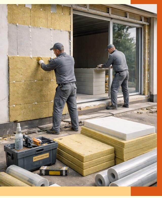 Утепление торгового павильона в Колпино от 14957 руб./м² под ключ | ТепломастерКлп