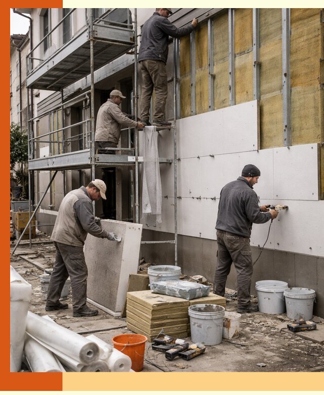 Утепление гостиницы под ключ в Колпино с гарантией качества