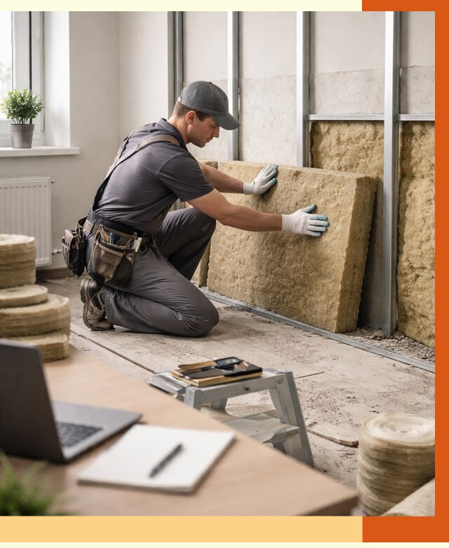 Утепление офиса в Колпино от 4642 руб/м2 — комплексное утепление офиса под ключ | ТепломастерКлп