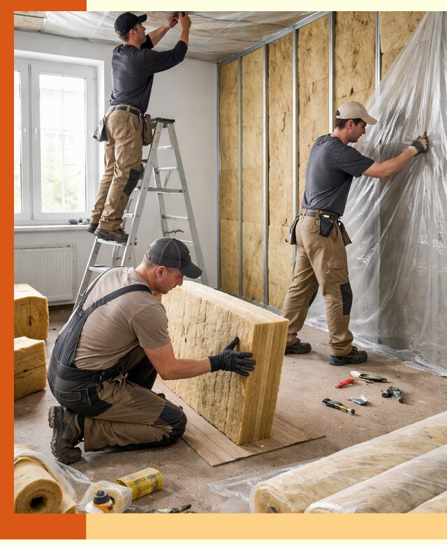 Утепление офисных помещений под ключ в Колпино