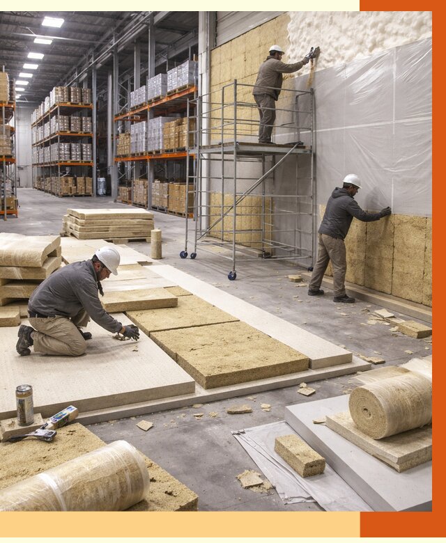 Утепление складского терминала в Колпино от 7736 руб./м² под ключ | ТепломастерКлп