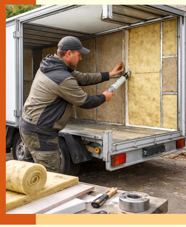 Профессиональное утепление прицепа в Колпино для любых условий