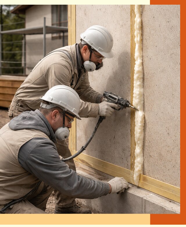 Утепление сип панелей ППУ в Колпино от 4951 руб. под ключ | ТепломастерКлп