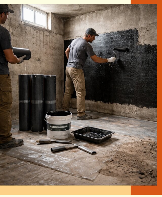 Гидроизоляция подвала в Колпино от 3610 руб. под ключ | Профессионально — ТепломастерКлп